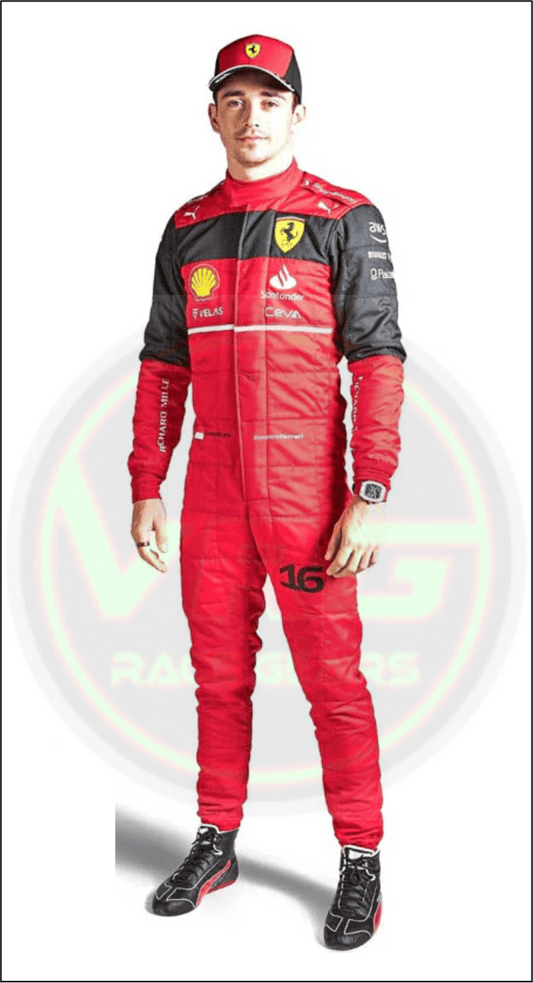 2022 Charles Leclerc F1 Ferrari Race Suit - Vintage Racegears