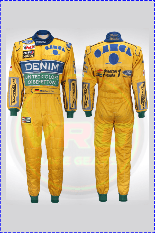 1993 Michael Schumacher F1 Race Suit - Vintage Racegears