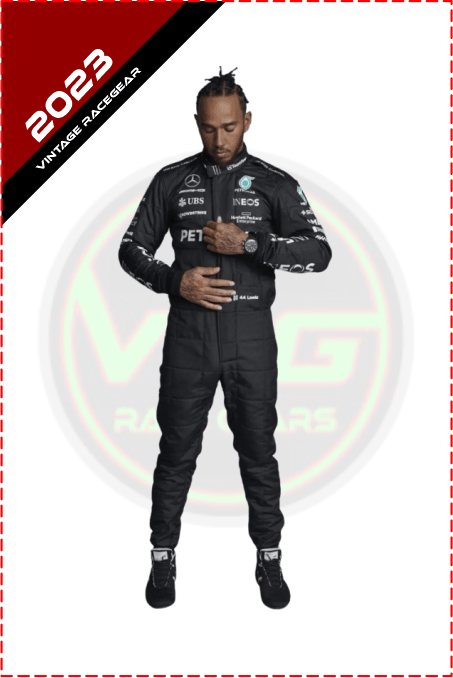 2023 Lewis Hamilton Mercedes AMG F1 Race Suit - Vintage Racegears