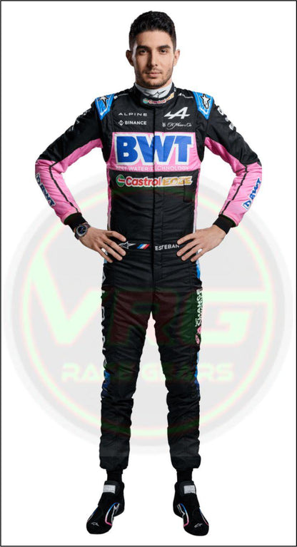 2024 BWT Esteban Ocon f1 race suit - Vintage Racegears