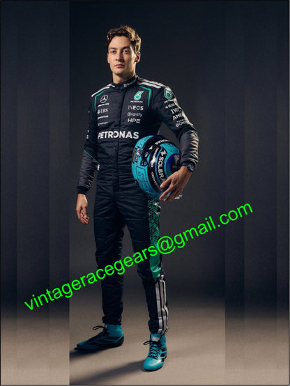 New 2026 George Russell Team Mercedes F1 Racing Suit