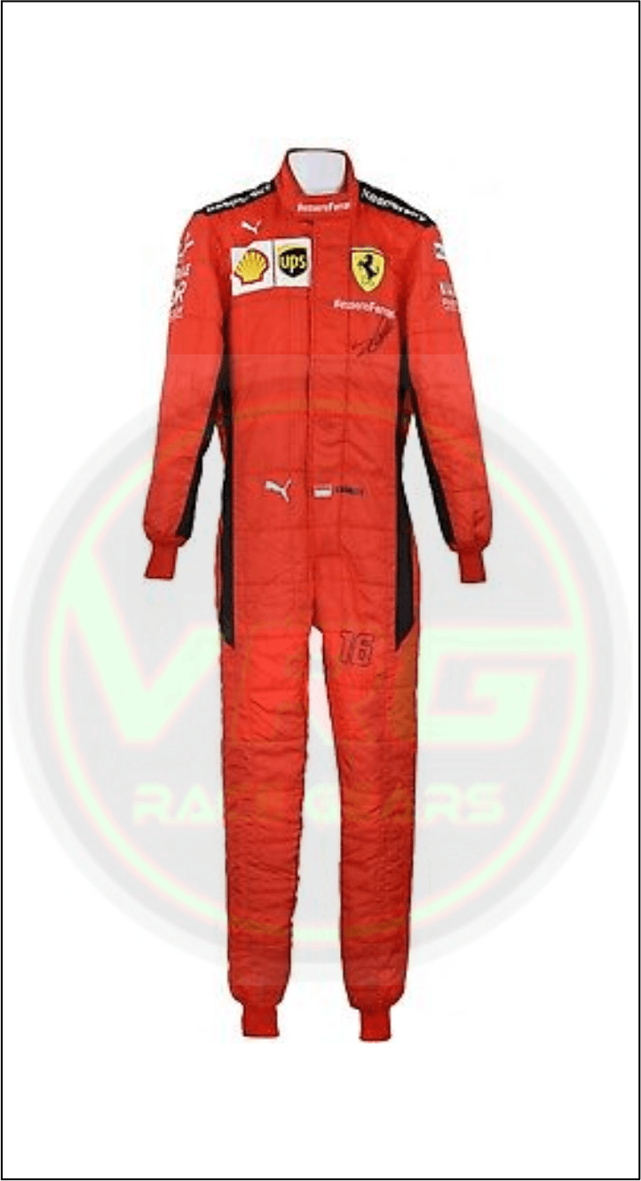 2020 Charles Leclerc Ferrari F1 Race Suit - Vintage Racegears