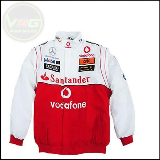 Vodafone Mercedes f1 vintage jacket - Vintage Racegears