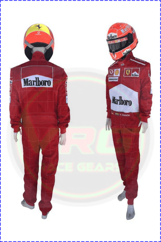 Michael Schumacher F1 Race Suits 2004 - Vintage Racegears