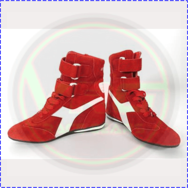 1990 Ayrton Senna F1 Shoes - Red - Vintage Racegears