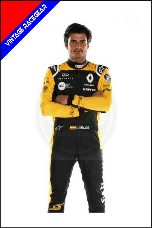 2017 Carlos Sainz Renault F1 Race Suit - Vintage Racegears