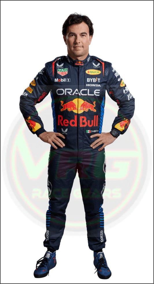 2024 Sergio Perez F1 Red Bull Race Suit - Vintage Racegears