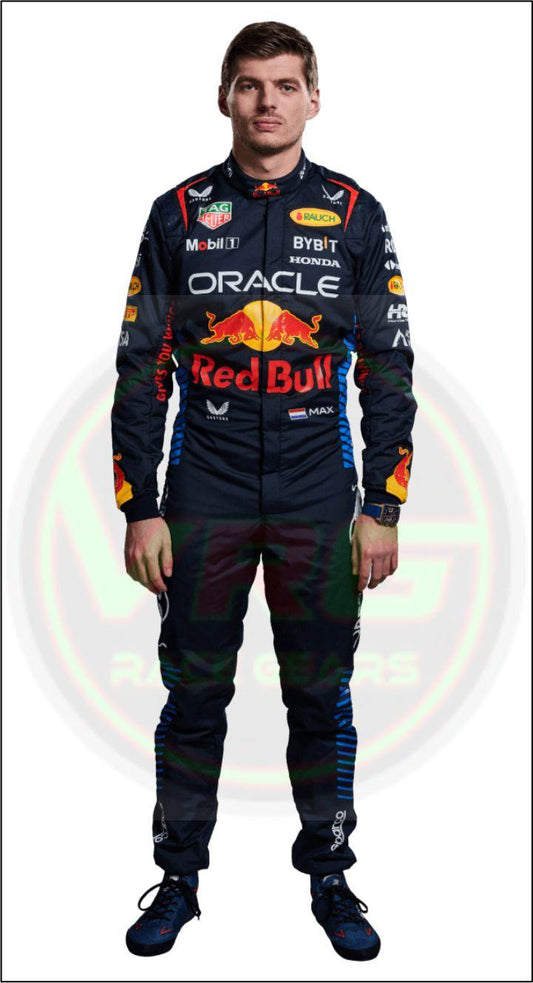 2024 Max Verstappen Red Bull Race Suit - Vintage Racegears