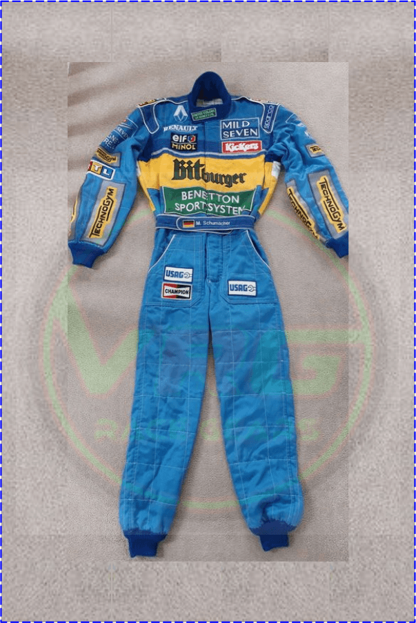 Michael Schumacher F1 Race Suit 1995 - Vintage Racegears