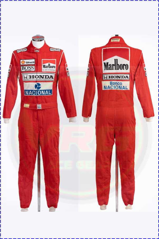 New Ayrton Senna F1 Race suit 1988 - Vintage Racegears