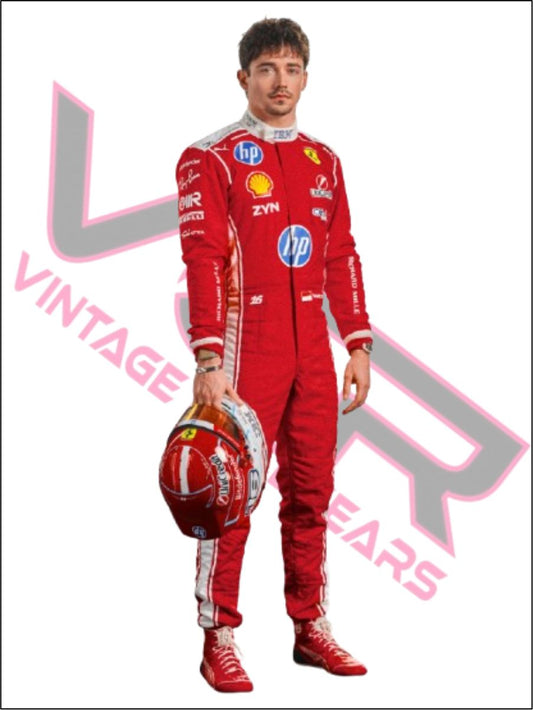 2026 Charles Leclerc Scuderia Ferrari F1 Racing Suit