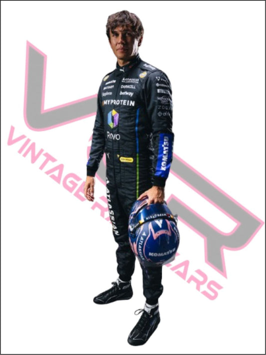 2026 New Alex Albon Team Williams F1 Racing Suit
