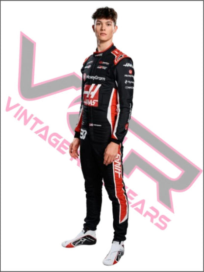 New 2026 Oliver Bearman Haas F1 Racing Suit