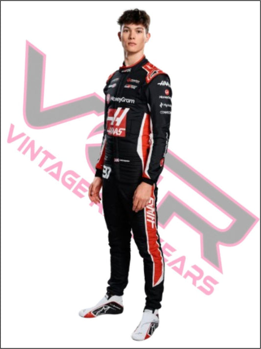 New 2026 Oliver Bearman Haas F1 Racing Suit