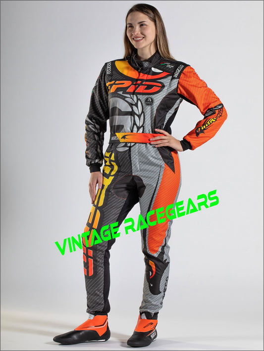 New 2025 Sparco Intrepid Kart Racing Suit