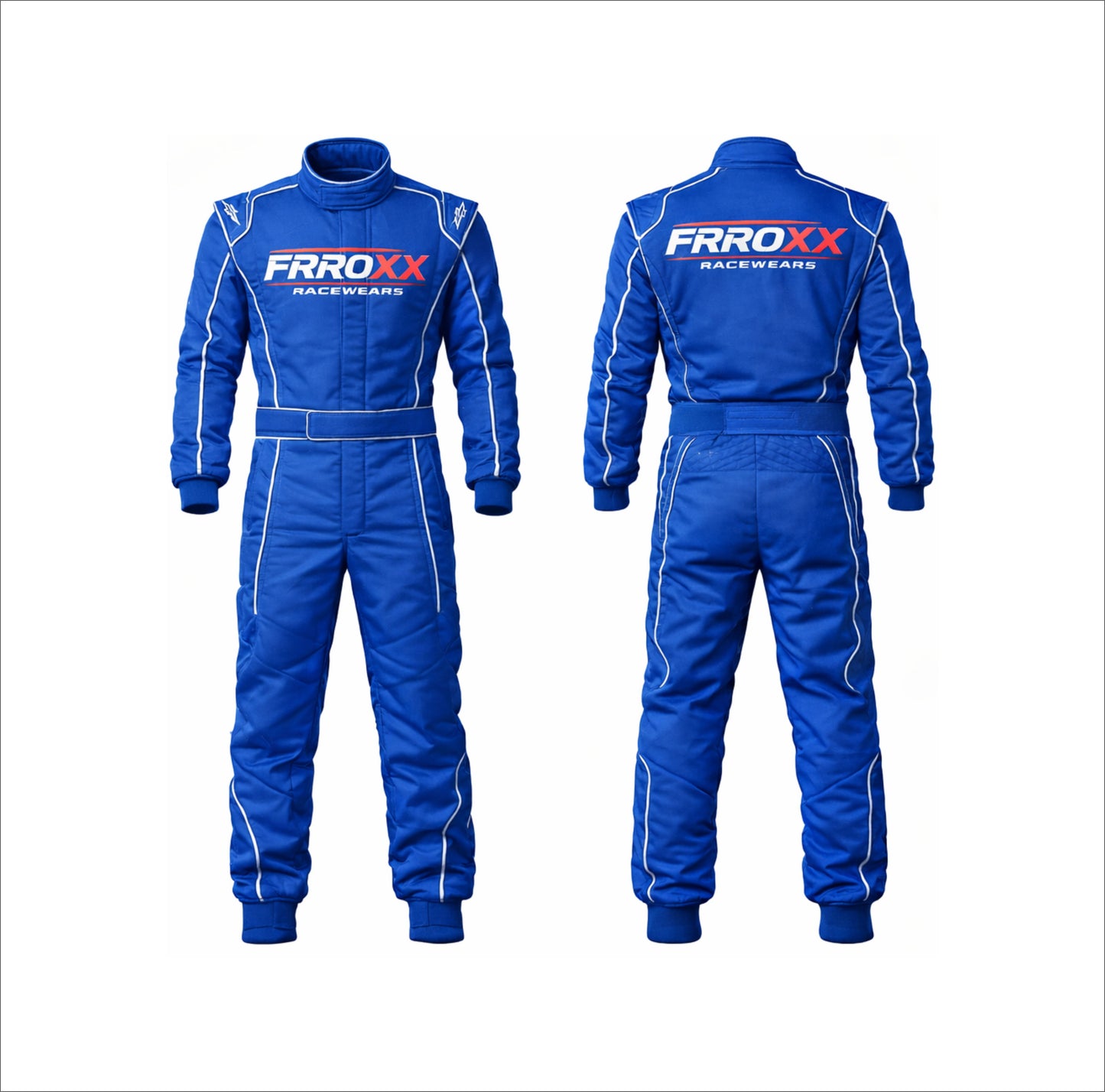 New Frroxx Racewears Kart Racing Suit Blue