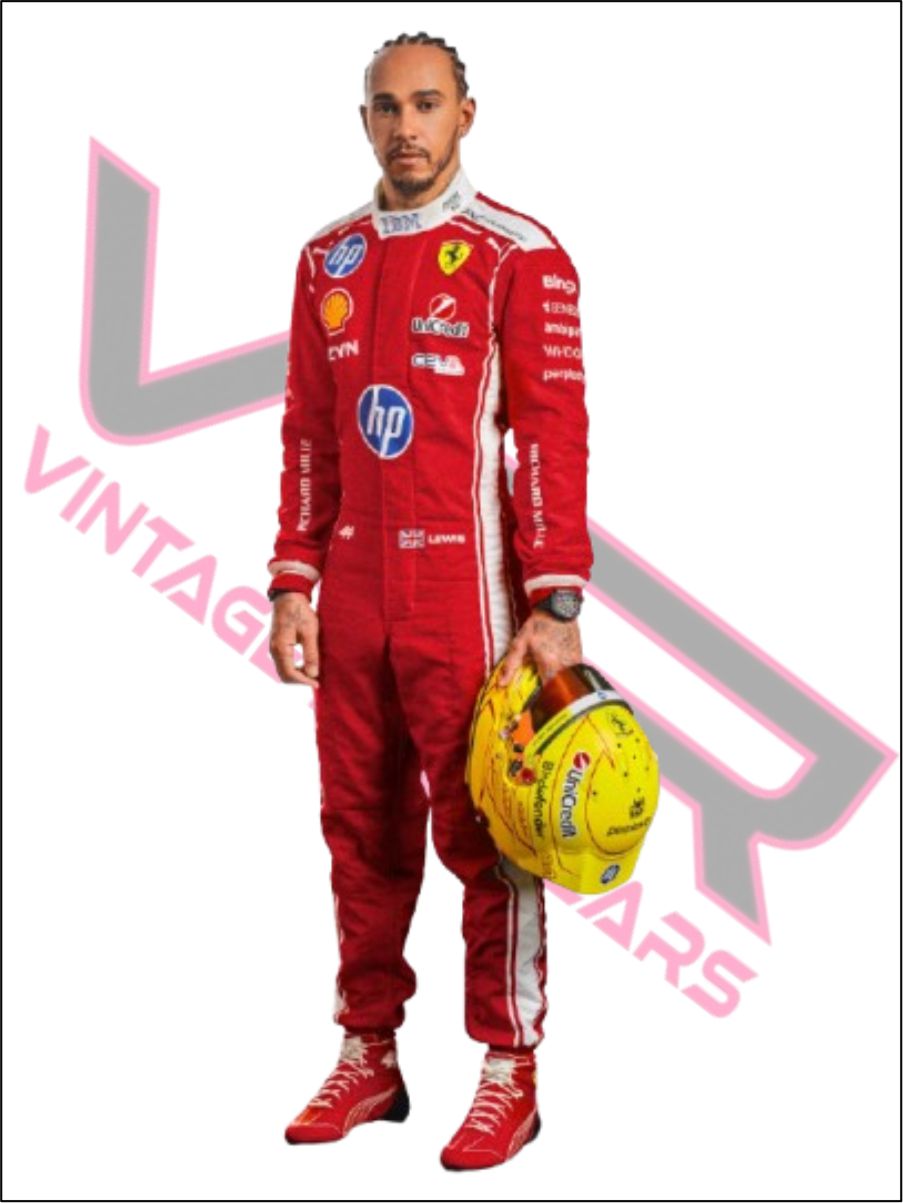2026 Lewis Hamilton Scuderia Ferrari F1 Racing Suit