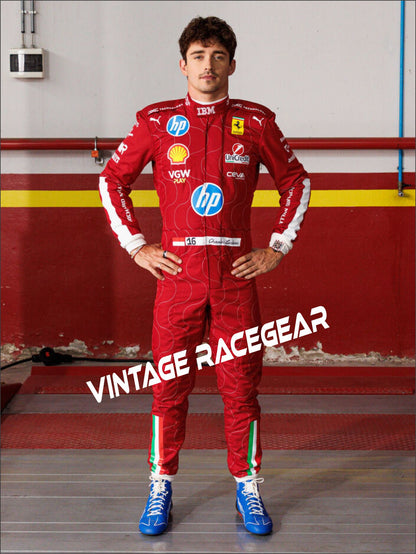 Puma for Scuderia Ferrari HP Charles Leclerc Monza 2025 racing suit