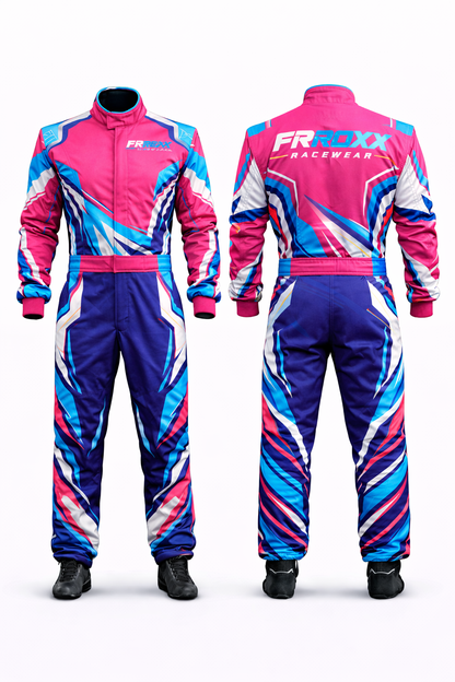 2026 FRROXX Racewear Kart Racing Suit Pink