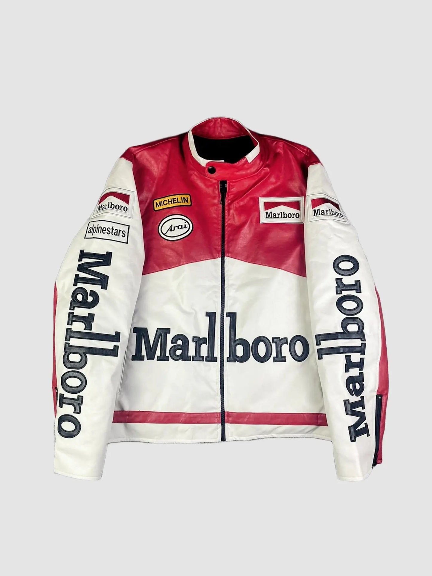 Marlboro Racing Leather Jacket Vintage RARE
