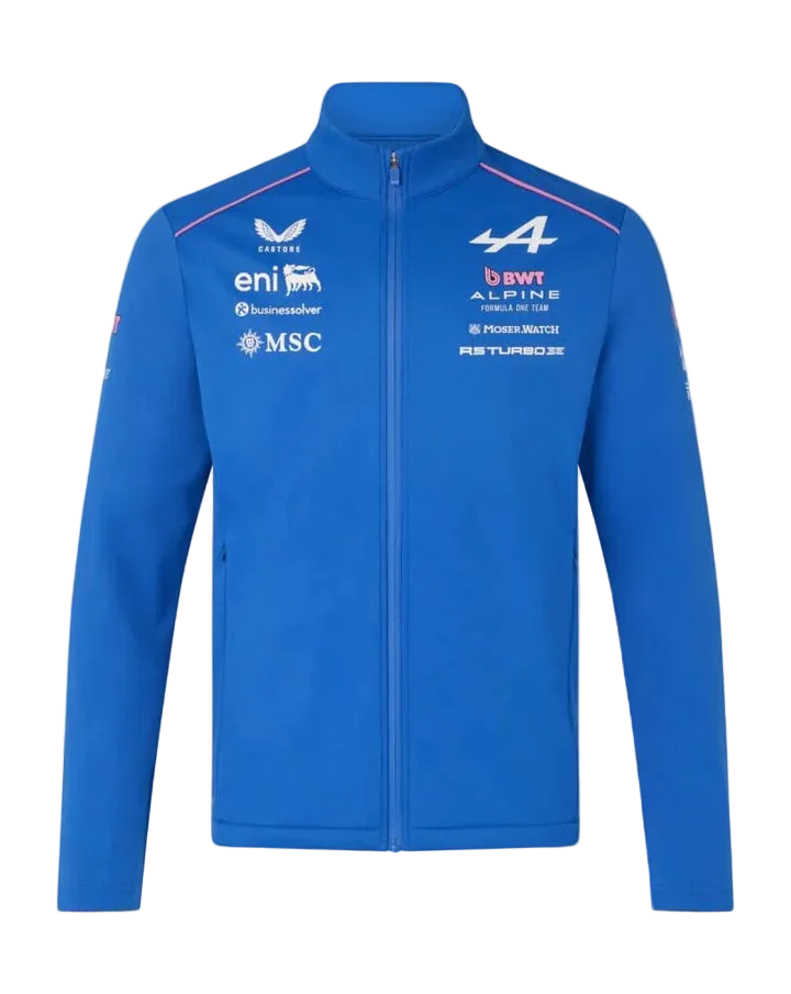 Alpine Racing F1 2026 Team Softshell Jacket - Lapis Blue