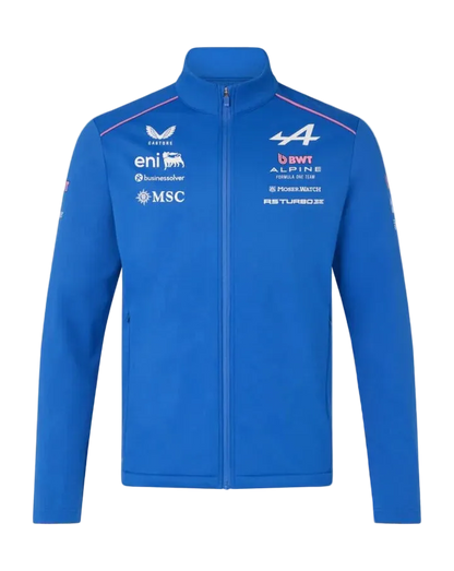 Alpine Racing F1 2026 Team Softshell Jacket - Lapis Blue