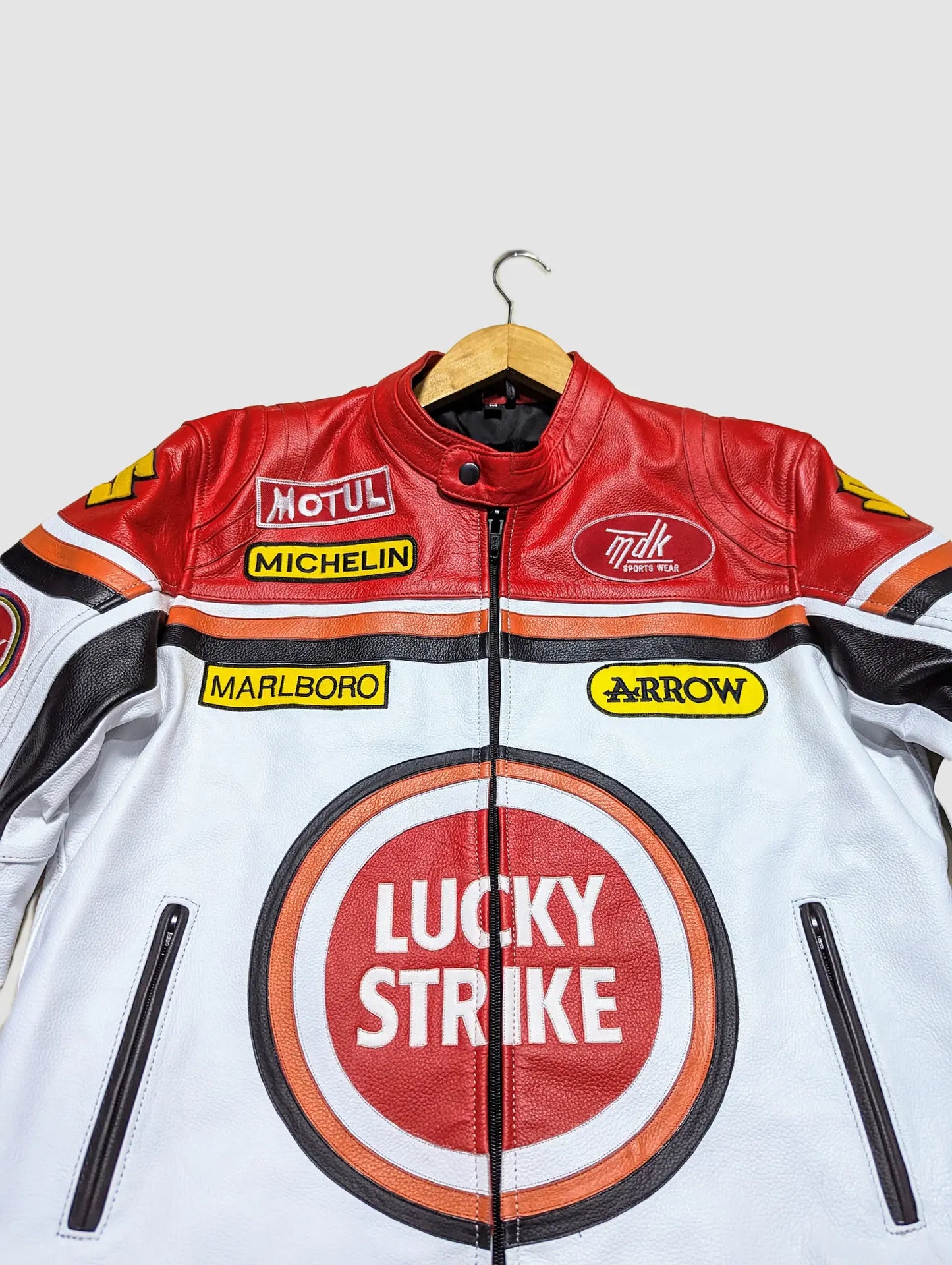 LUCKY STRIKE STREETWEAR LEATHER JACKET