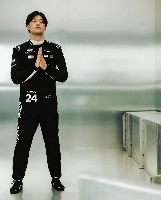New 2026 Zhou Guanyu Cadillac F1 Racing Suit
