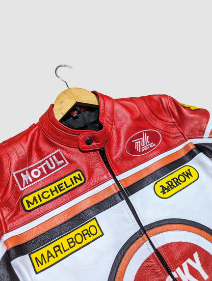 LUCKY STRIKE STREETWEAR LEATHER JACKET