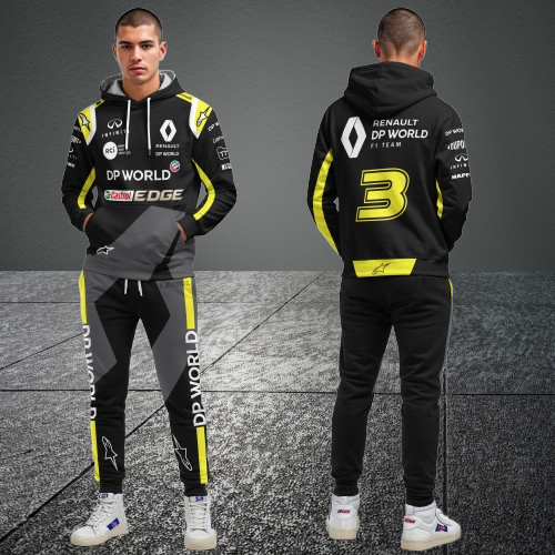 Daniel Ricciardo Renault F1 Racing Team Tracksuit Black & Yellow 2018