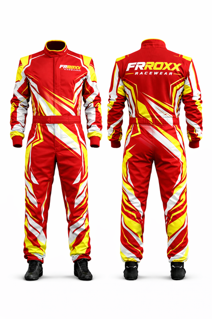 FRROXX Racewear Sublimation Printed Kart Racing Suit