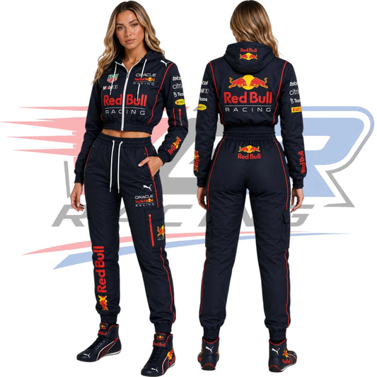 F1 Team Red Bull Racing Women’s Hoodie & Jogger Set – Navy Blue