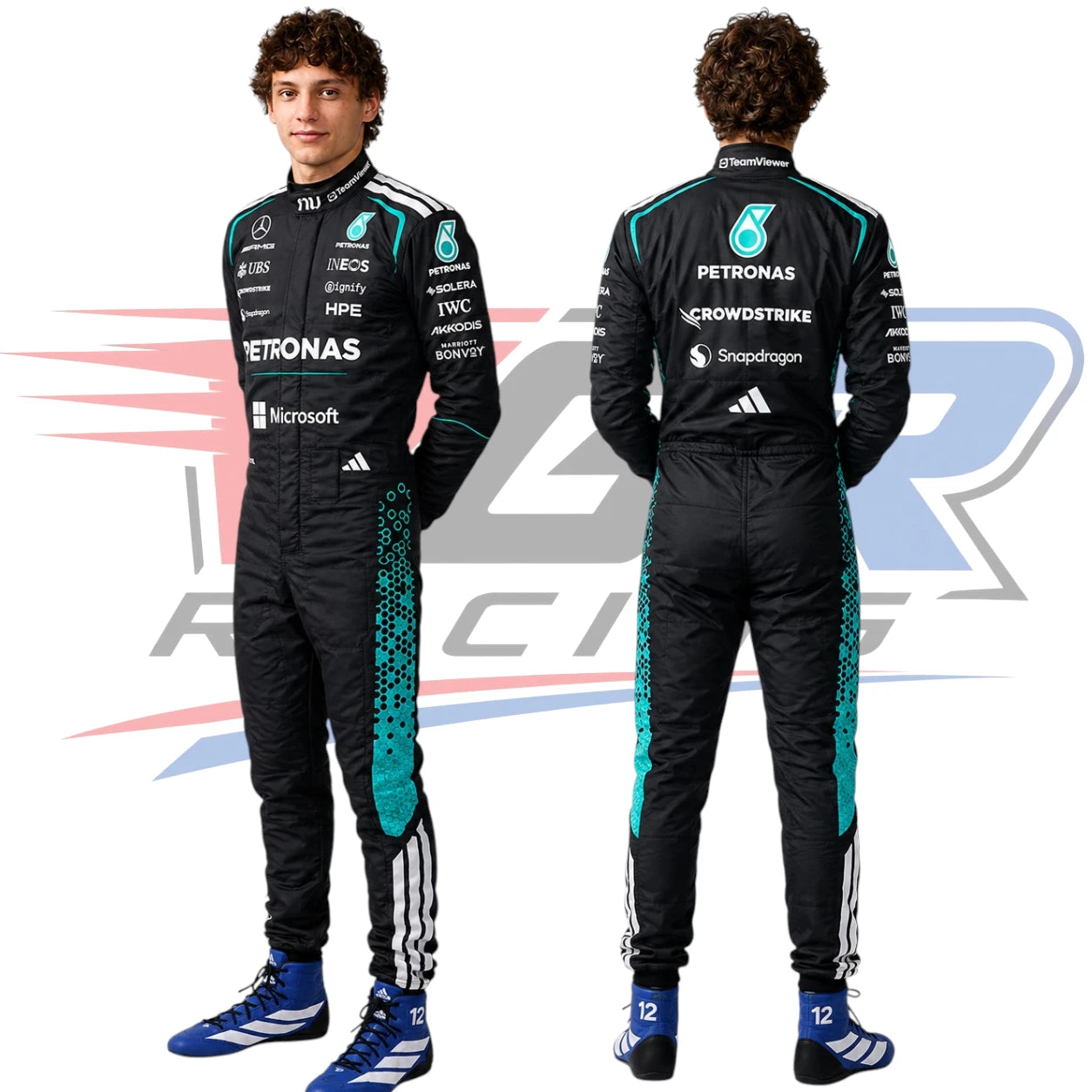 New 2026 Kimi Antonelli Team Mercedes F1 Racing Suit