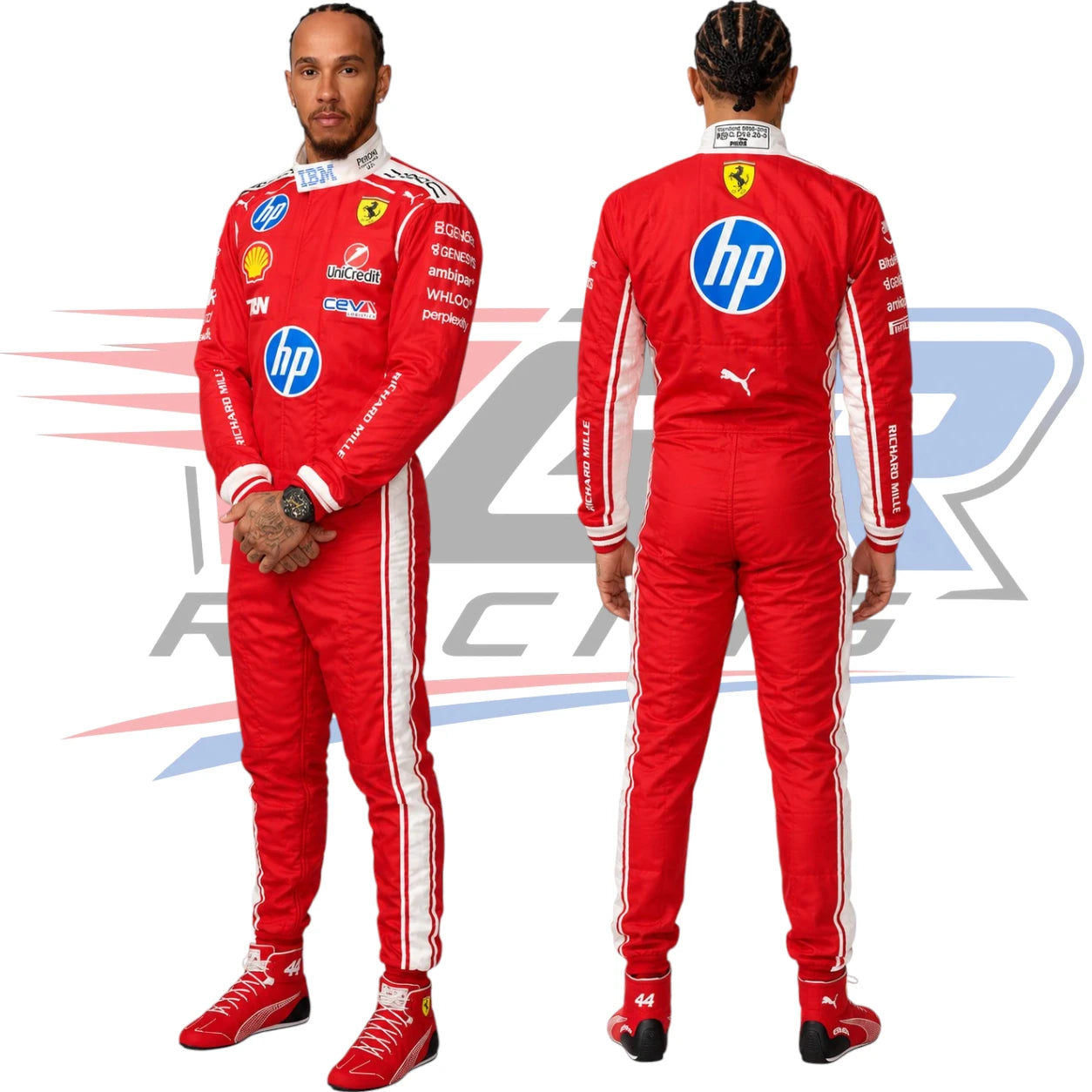 2026 Lewis Hamilton Scuderia Ferrari F1 Racing Suit