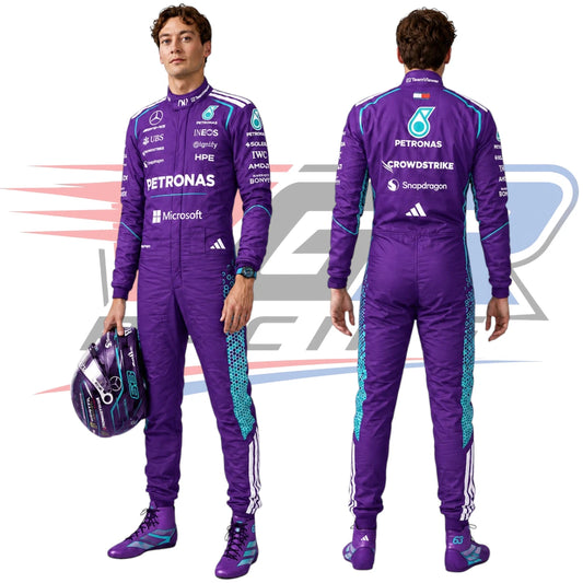 NEW 2026 George Russell Mercedes Miami GP F1 Race Suit Replica