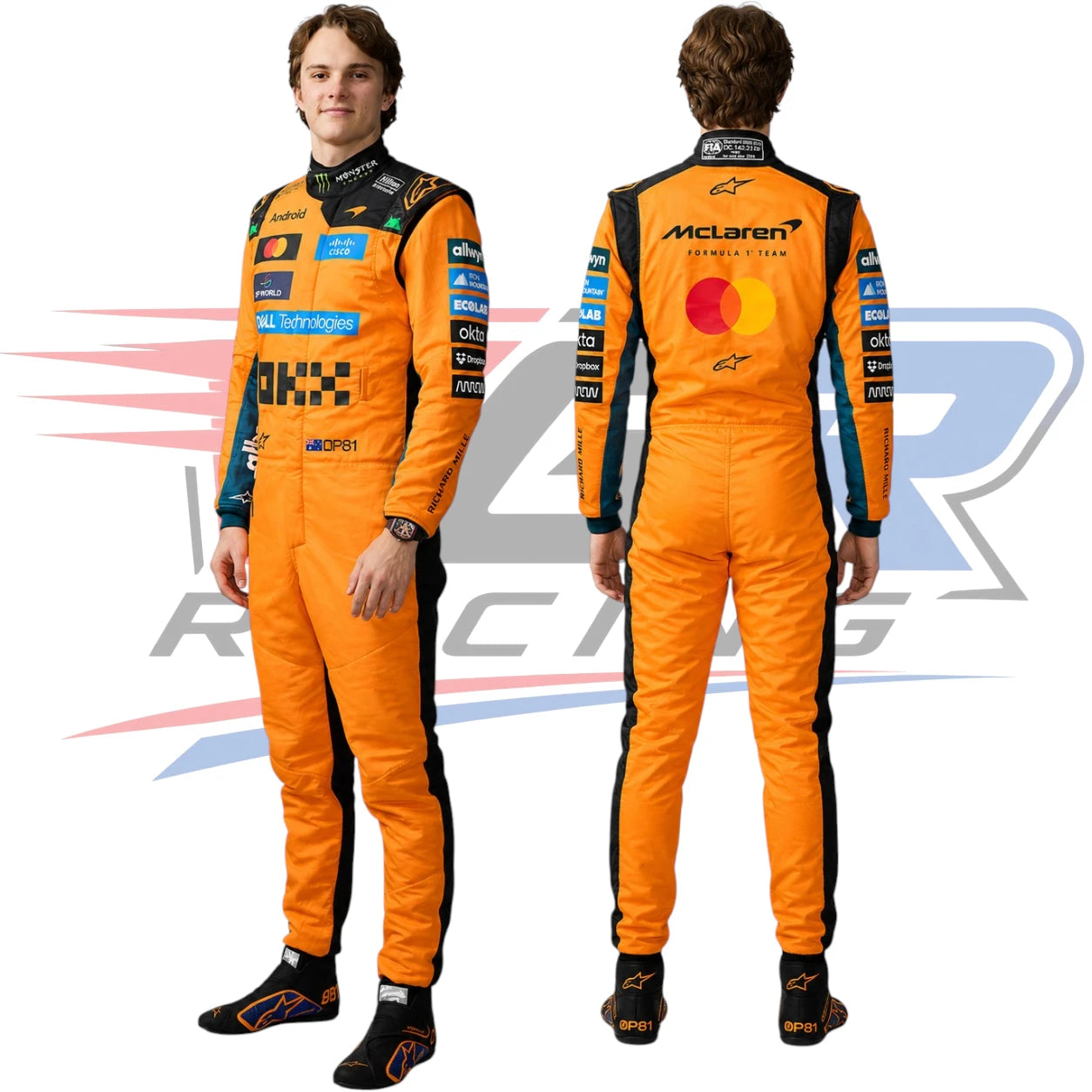 New 2026 Oscar Piastri McLaren F1 Race Suit