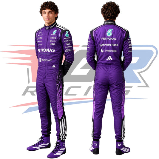 NEW 2026 Kimi Antonelli Mercedes Miami GP F1 Race Suit Replica