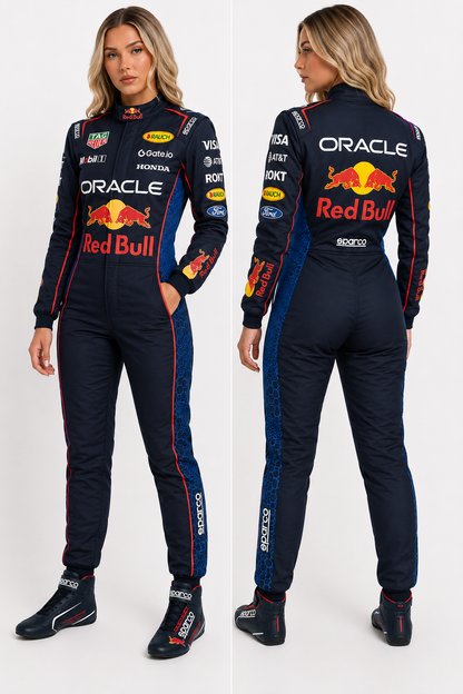 2026 F1 Team Red Bull Women’s Racing Suit Navy Blue