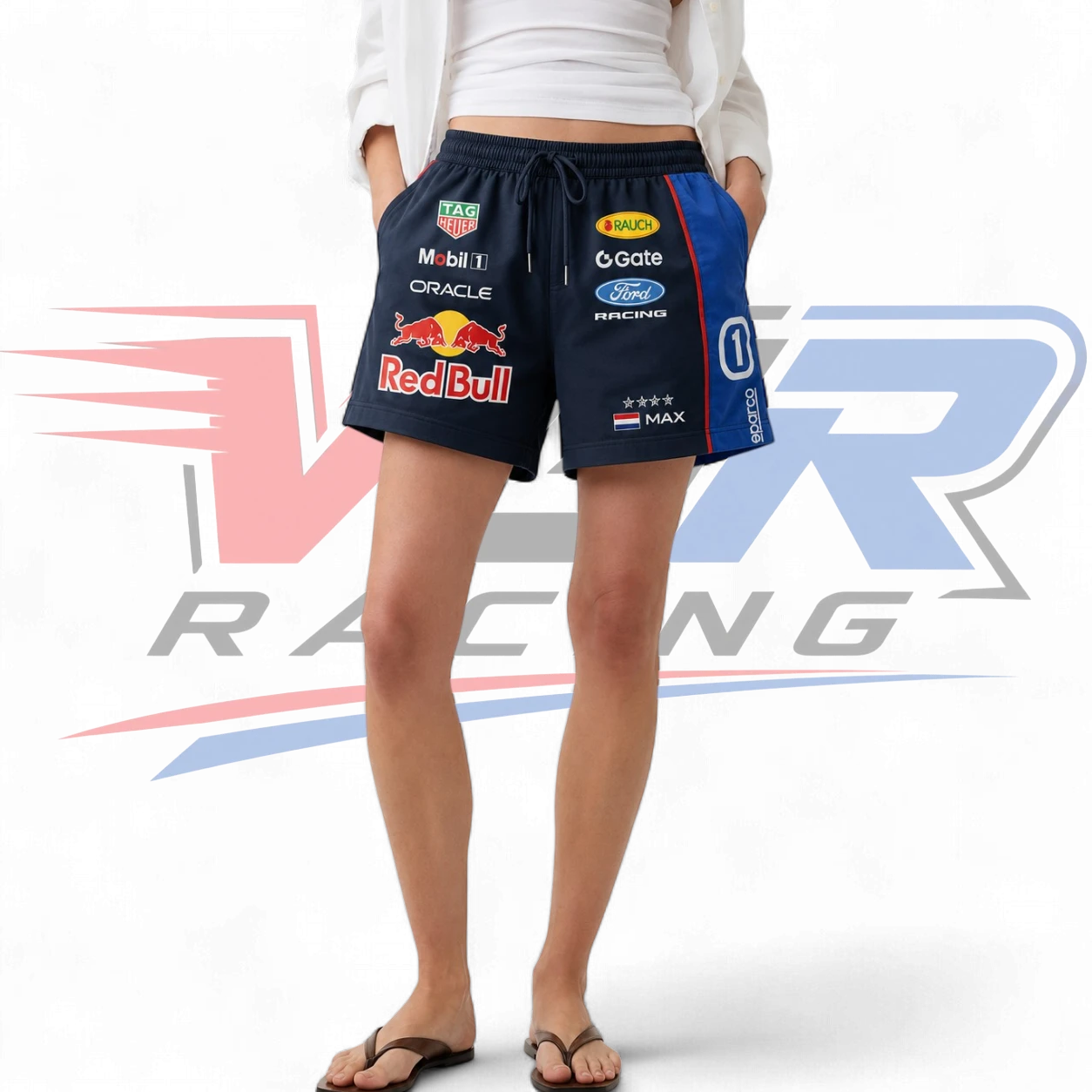2026 F1 Team Red Bull Racing Men’s & Women’s Shorts – Navy Blue