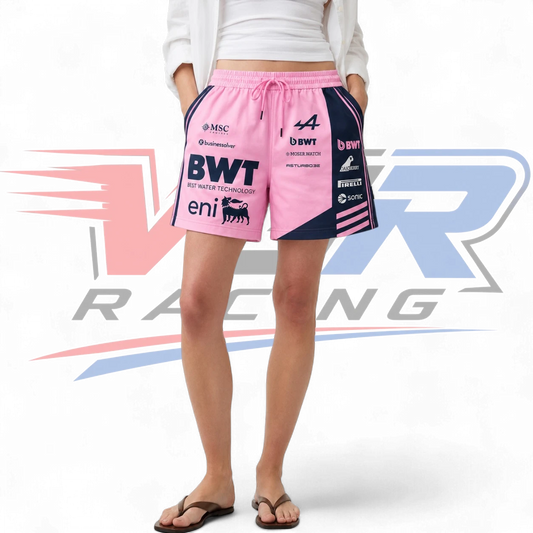 2026 F1 Team Alpine BWT Men’s & Women’s Shorts – Pink