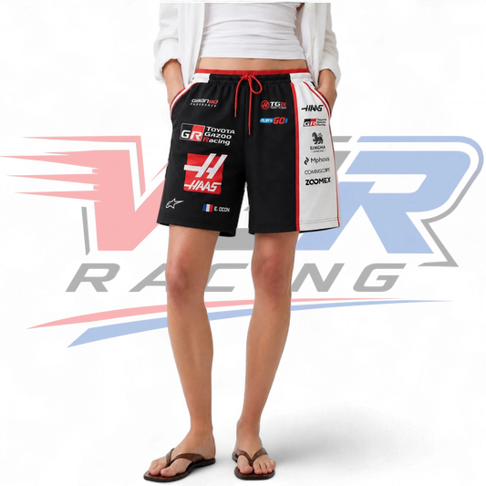 2026 F1 Team Haas Men’s & Women’s Shorts – Black