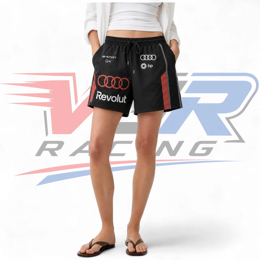 2026 F1 Team Audi Men’s & Women’s Shorts – Black