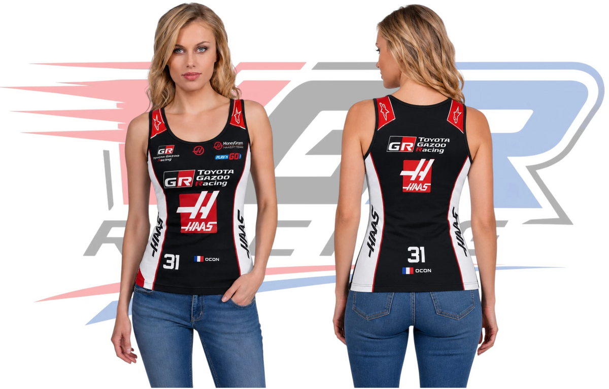 2026 F1 Team Haas Women's Tank Top Black