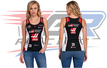 2026 F1 Team Haas Women's Tank Top Black