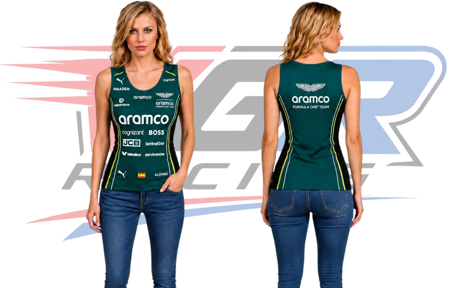 2026 F1 Team Aston Martin Women's Tank Top Green