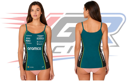 2026 F1 Team Aston Martin Women’s Strap Top – Green