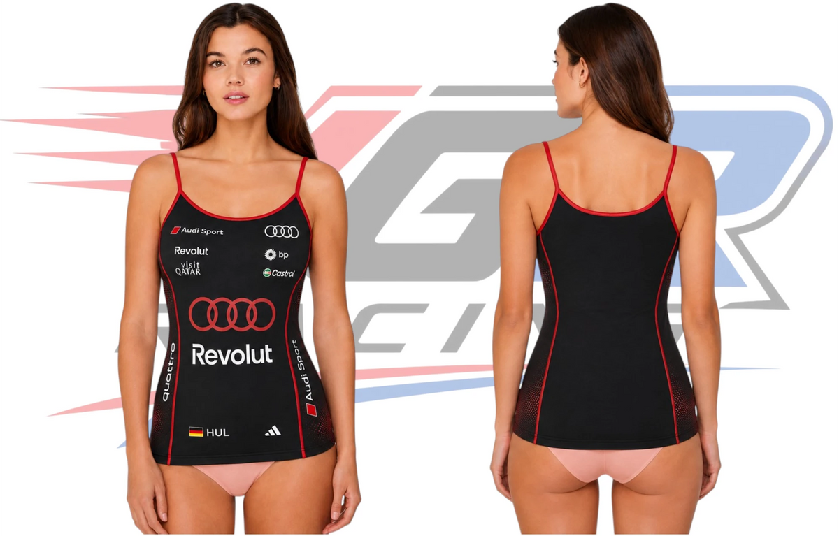 2026 F1 Team Audi Women’s Strap Top – Black