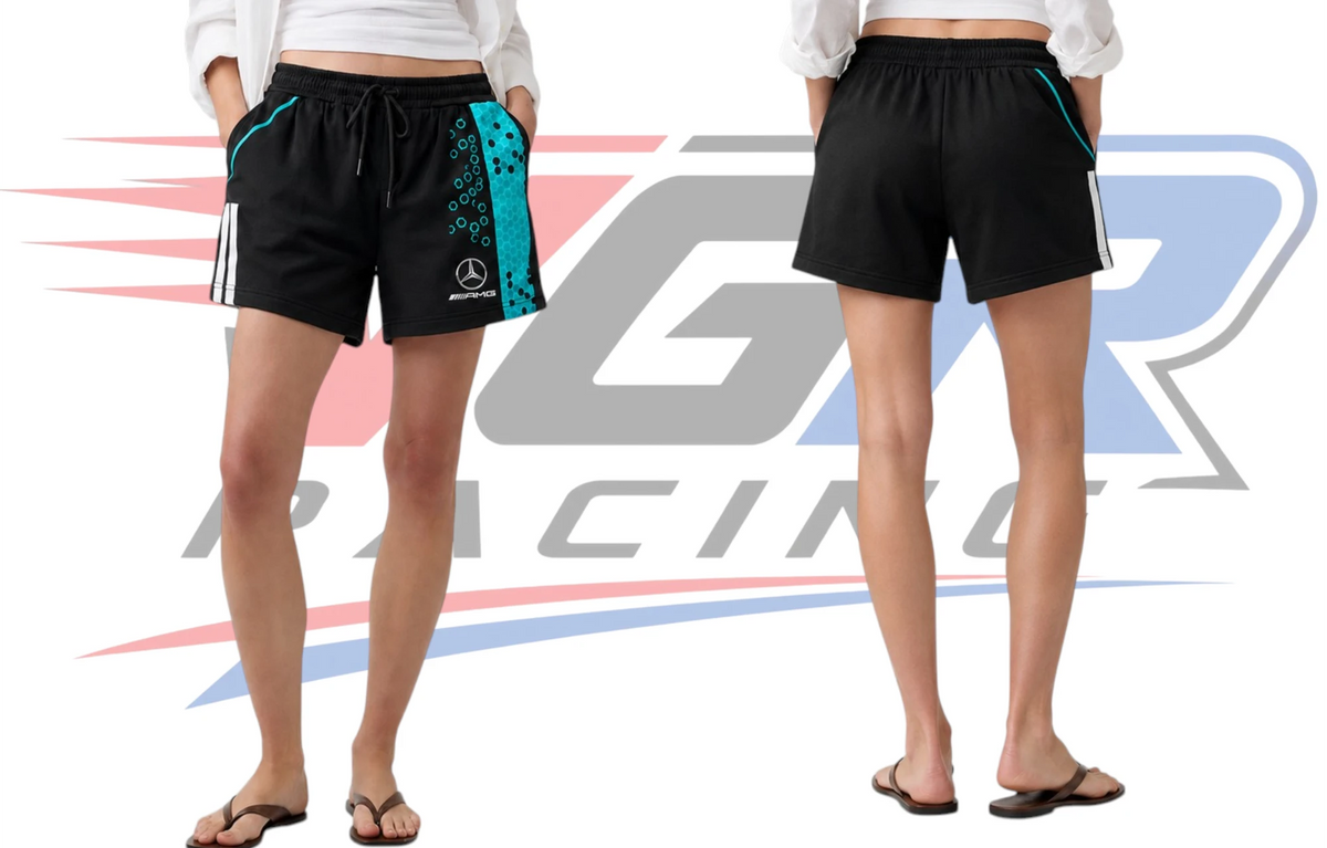 2026 F1 Team Mercedes Men’s & Women’s Shorts – Black