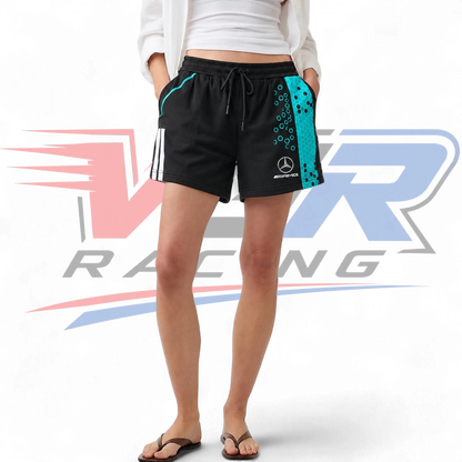 2026 F1 Team Mercedes Men’s & Women’s Shorts – Black