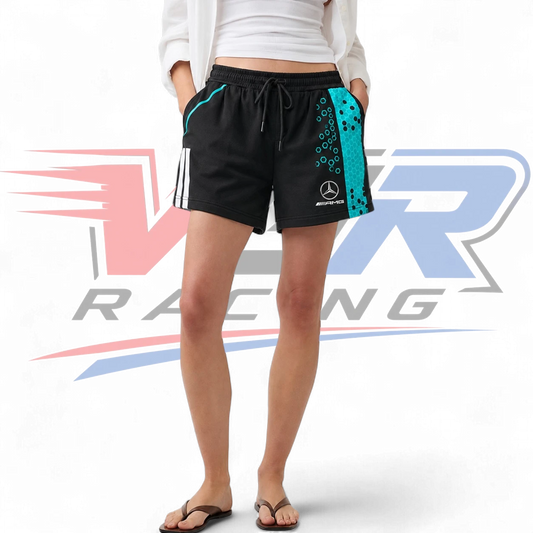 2026 F1 Team Mercedes Men’s & Women’s Shorts – Black